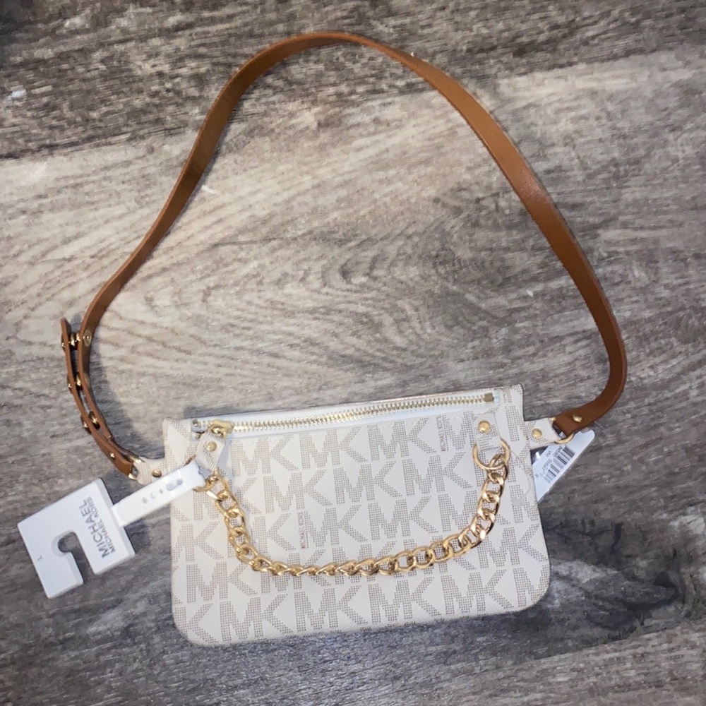 Never used Michael Kors clutch/ wristlet with belt attachment